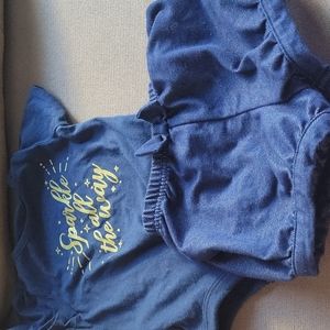 Sparkle all the way onesie & shorts
